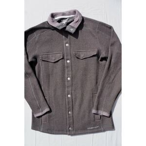 ExOfficio Ruvido Snap Front Sweatshirt, Jacket Men's Size M